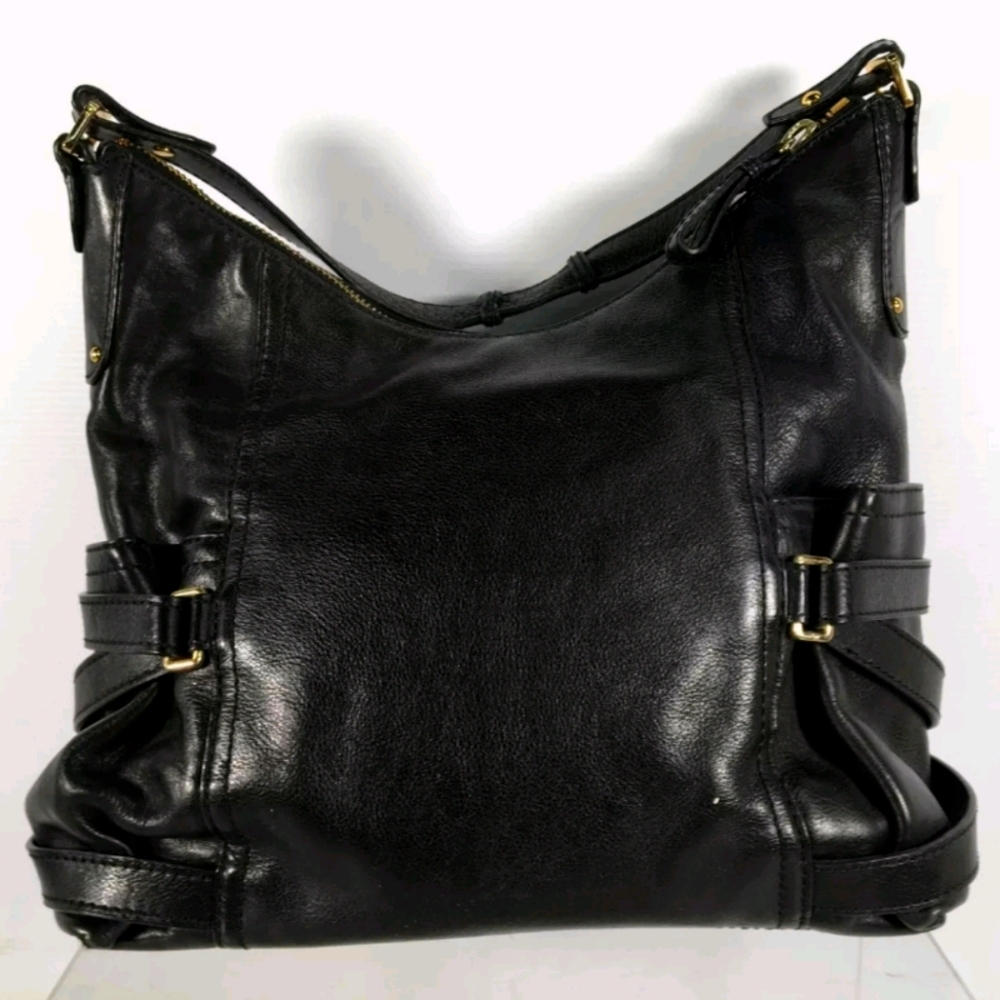 Michael Kors Black Leather M Shoulder Hobo bag - Picture 2 of 8